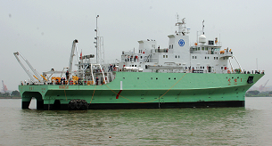 Chinese Research Vessel on 4th Indian Ocean Journey