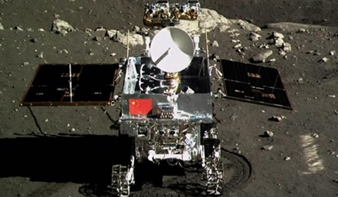 Yutu Gets Rolling on the Moon