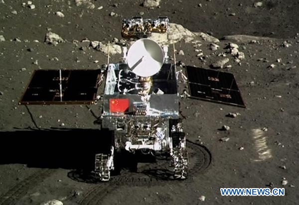 China's Moon Rover Works Stably