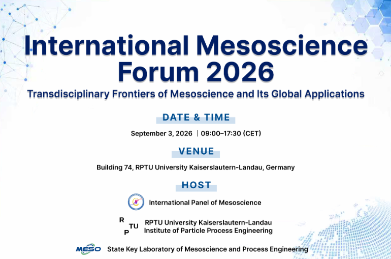 International Mesoscience Forum 2026 to Open in September